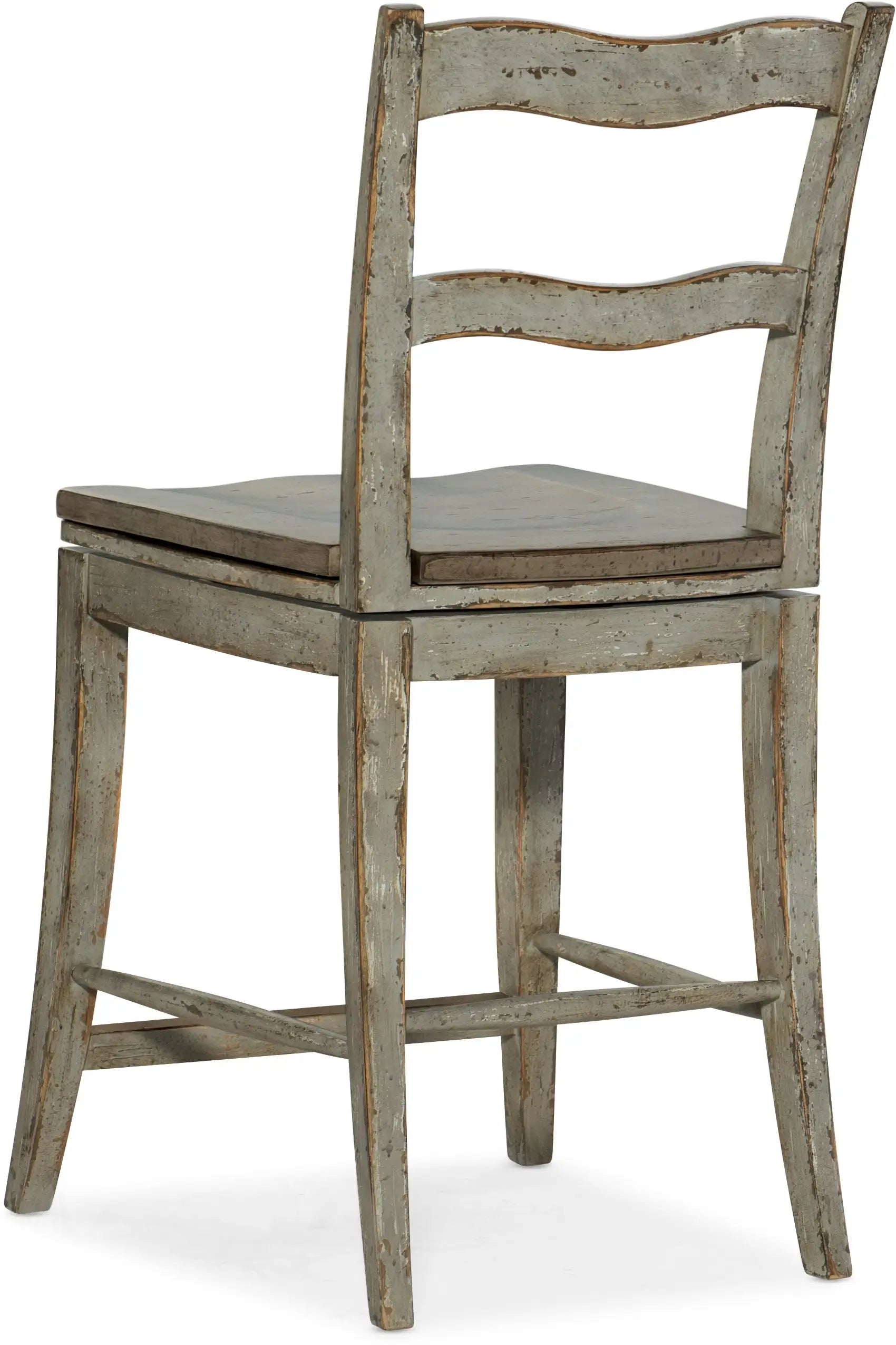Alfresco La Riva Ladder Back Swivel Counter Stool - Stool