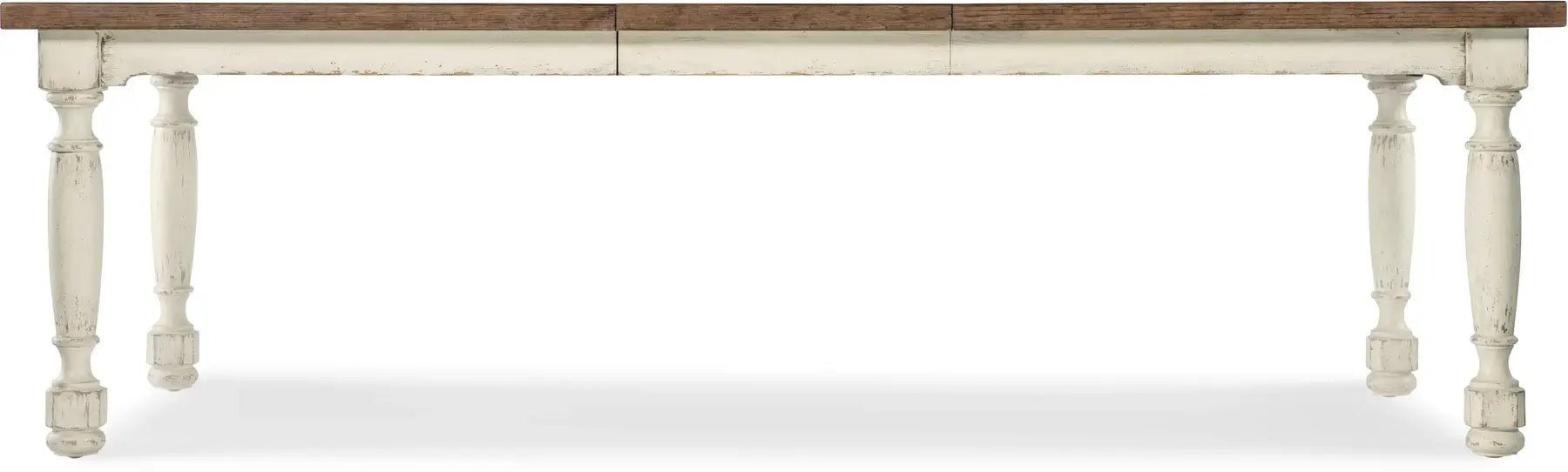 Americana Leg Dining Table With Leaf - Leaf