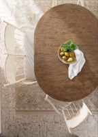 Americana Round Pedestal Dining Table With Leaf - Leaf