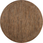 Americana Round Pedestal Dining Table With Leaf - Leaf