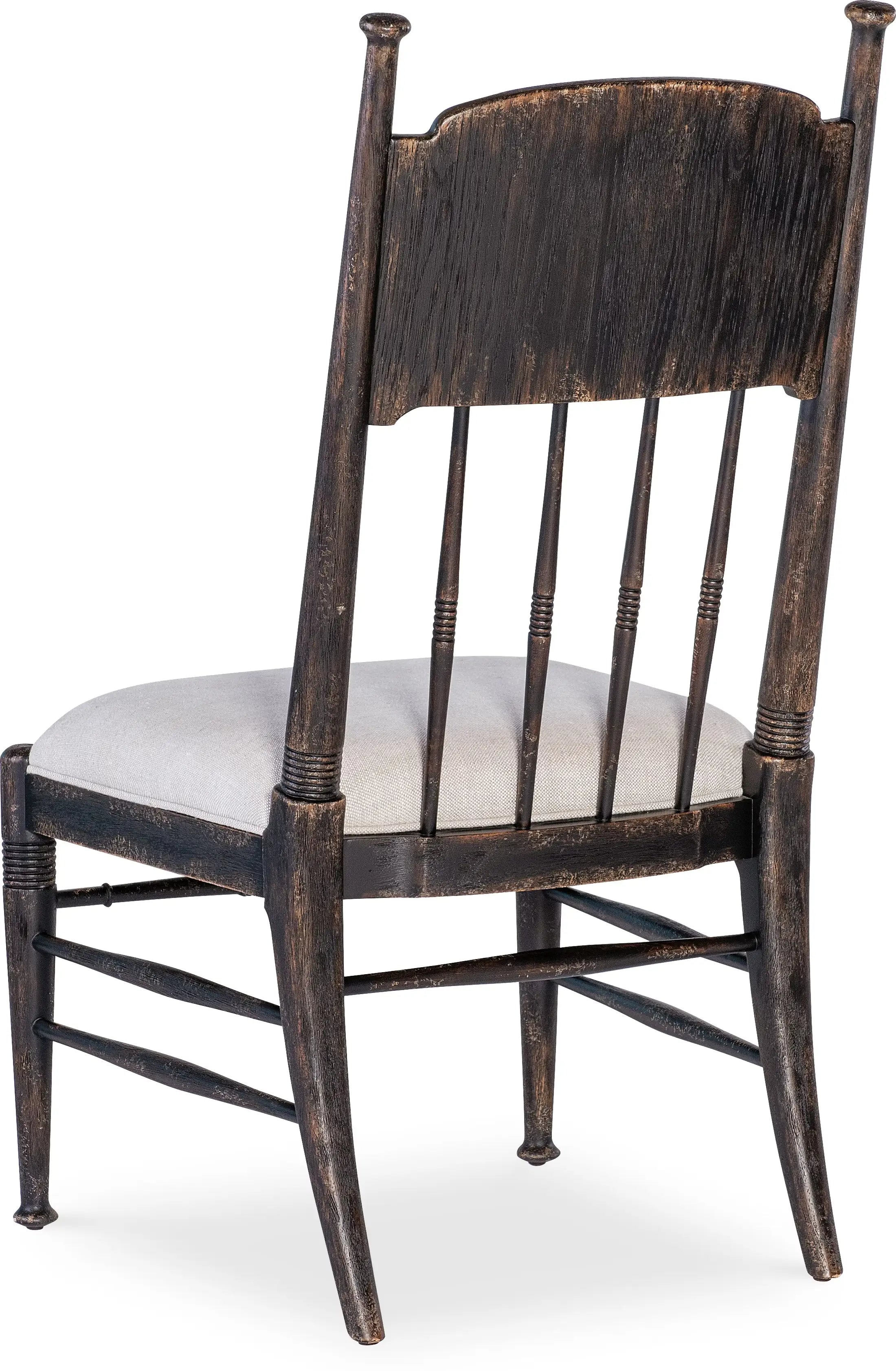 Americana Upholstered Seat Side Chair - Worn White