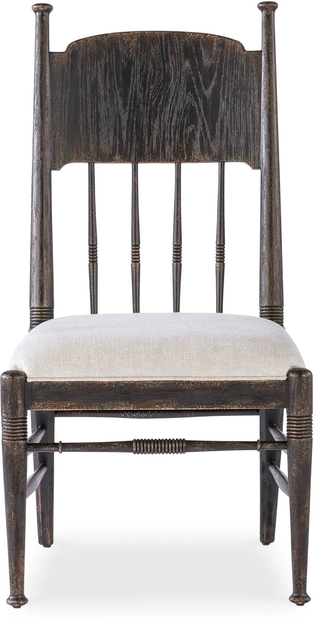 Americana Upholstered Seat Side Chair - Worn White