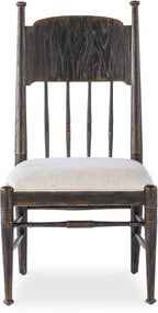 Americana Upholstered Seat Side Chair - Worn White