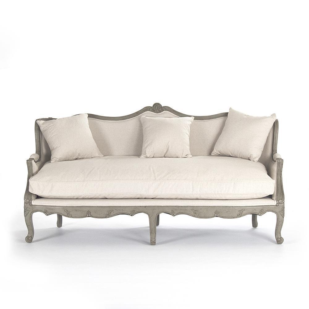 Adele Jute Back Sofa