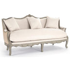Adele Jute Back Sofa