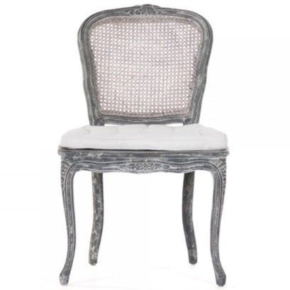 Annette Chair Distressed Blue - Blue