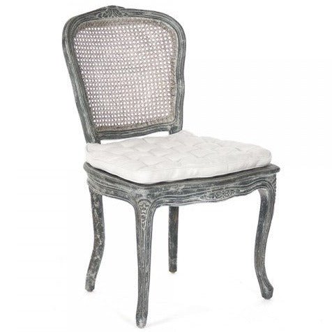 Annette Chair Distressed Blue - Blue