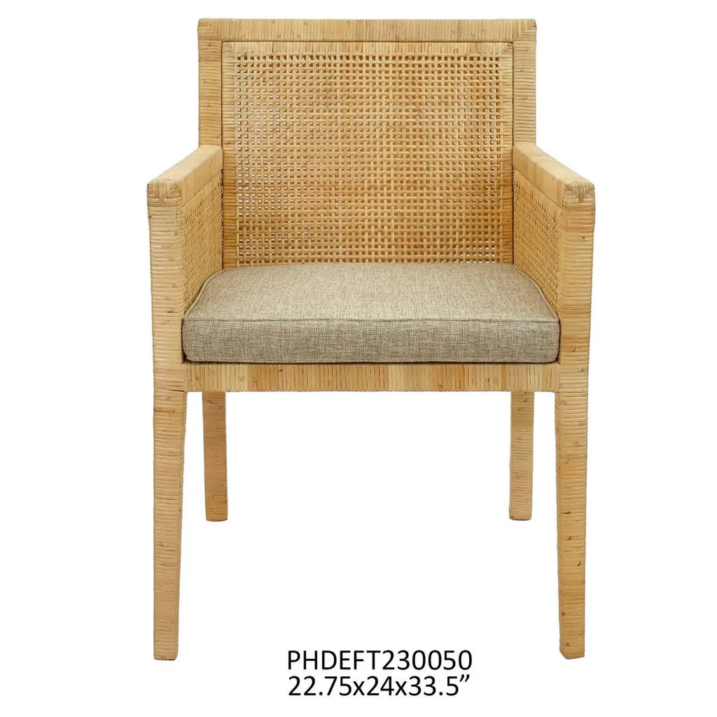 Austin Rattan Arm Chair - Rattan