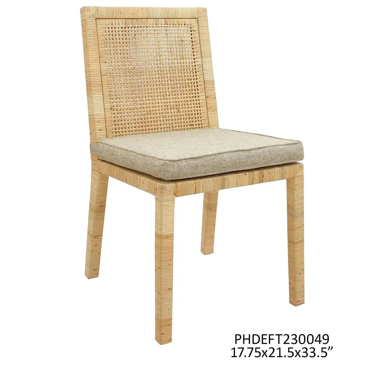 Austin Rattan Dining Chair Set - Rattan
