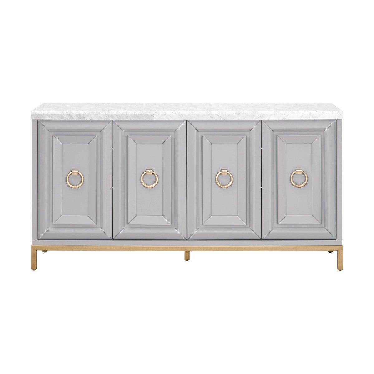 Azure Carrera Dove Gray Media Sideboard - Gray