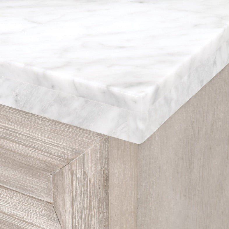 Azure Carrera Natural Gray Media Chest - Natural