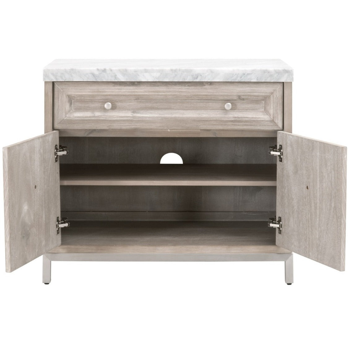 Azure Carrera Natural Gray Media Chest - Natural
