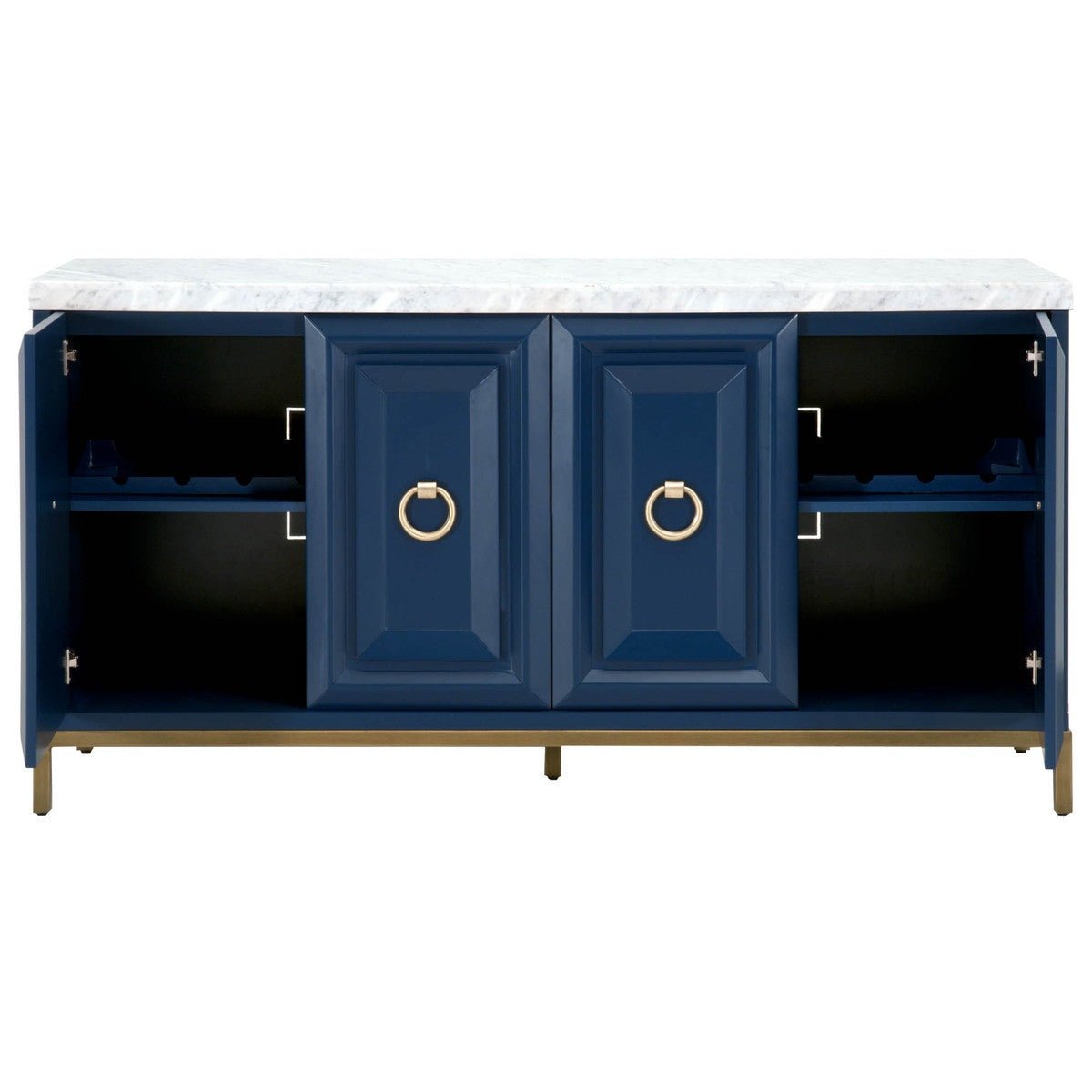 Azure Carrera Navy Blue Media Sideboard - Navy