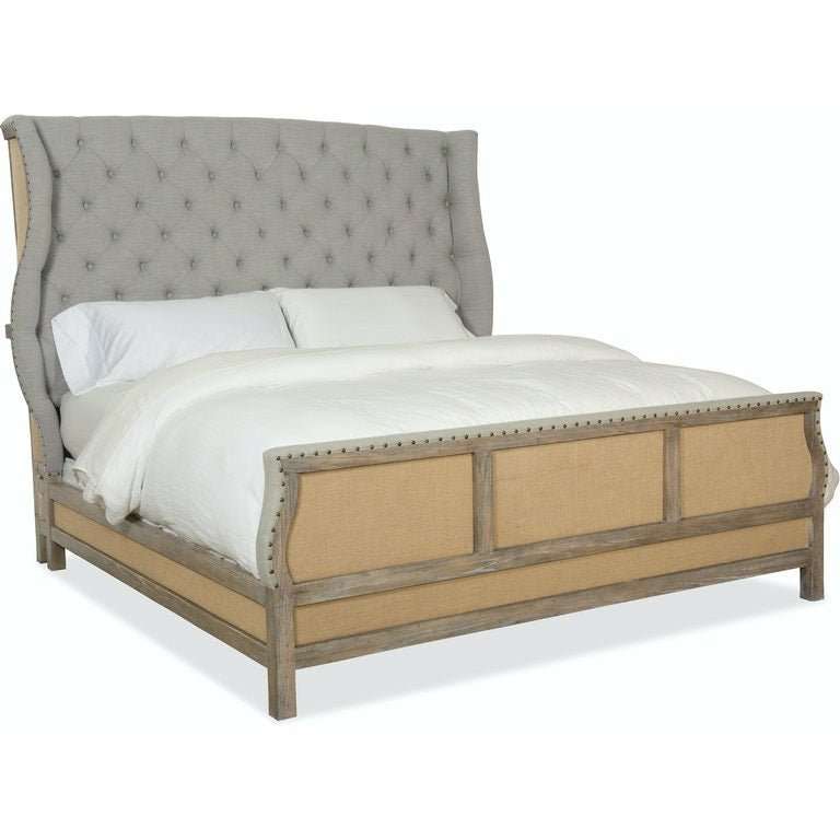 Boheme Bon Vivant Deconstructed Upholstered King Bed - Upholstered